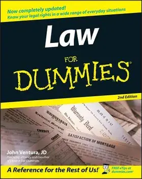 Law for Dummies, Paperback/John Ventura