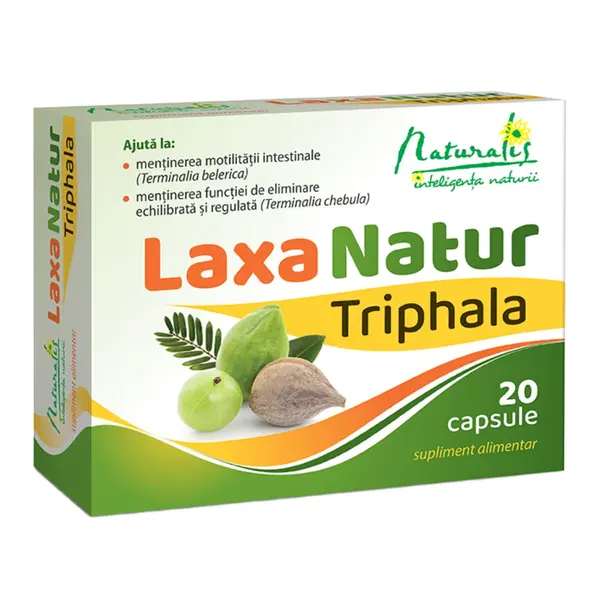 LaxaNatur Triphala, 20 capsule, Naturalis