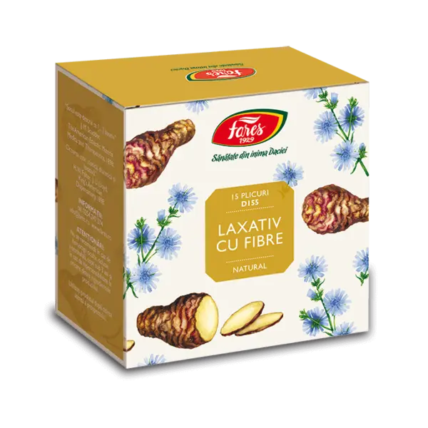Laxativ cu fibre, 15 plicuri, Fares