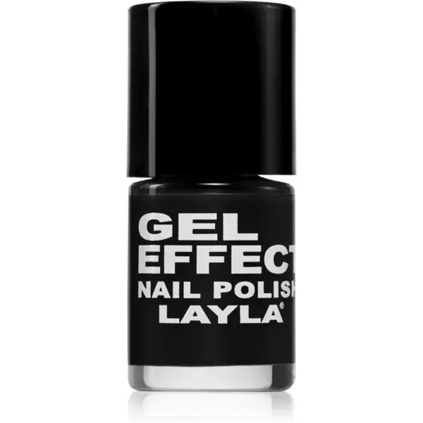 Layla Cosmetics Gel Effect lac de unghii sub forma de gel culoare N. 10 Onice 10 ml