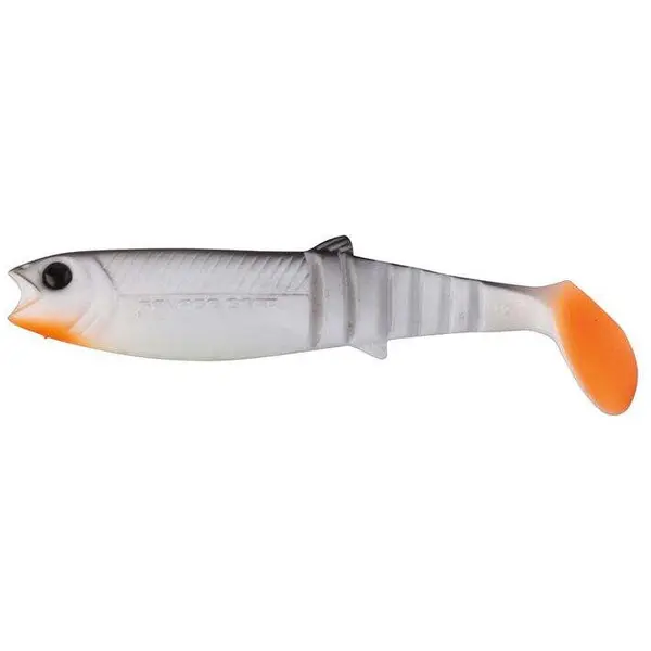 LB Cannibal Shad 6.8cm White & Black 5buc