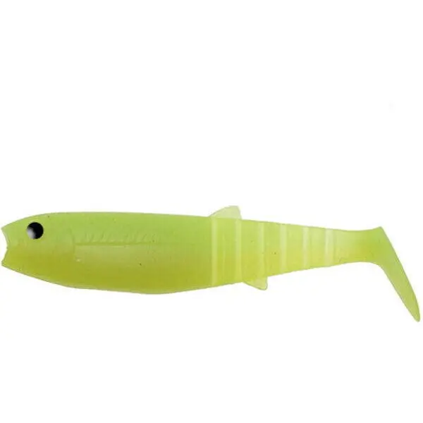 LB Cannibal Shad 8cm Chartreuse 5buc