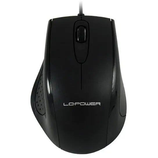 LC-Power Mouse LC-Power M710B, Optic, USB, cu fir, 800 DPI, 3 butoane, Negru