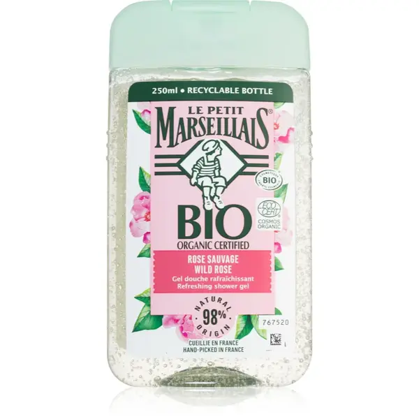Le Petit Marseillais Bio Wild Rose gel de dus revigorant 250 ml