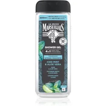 Le Petit Marseillais Iced Mint & Aloe Vera gel de duș 4 in 1