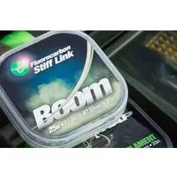 Leader Boom Fluorocarbon Stiff Link 0.55mm 11.3Kg 15M
