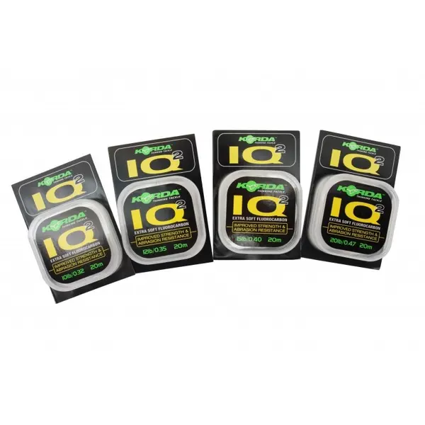 Leader Fluorocarbon IQ Extra Soft 15Lbs 20M