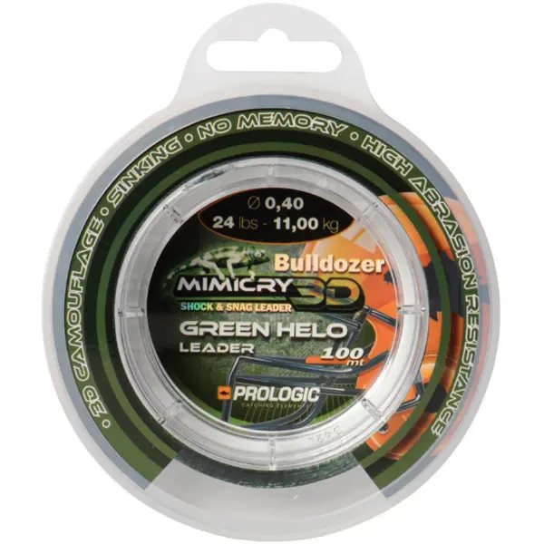 Leader Leader Mimicry Verde Helo 0.40mm 11Kg 100M
