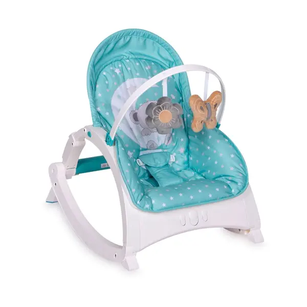 Leagan cu vibratii Lorelli Enjoy Za-Za green moon bear