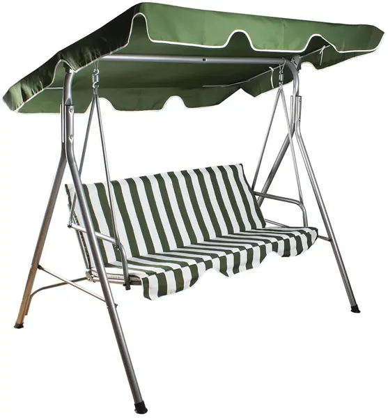 Leagăn de grădină Muhler - C1007, 140 х 110 х 153 cm, verde/alb