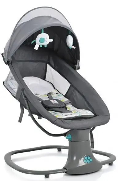 Leagan electric Cangaroo Axel, 0 - 12 luni, 0 - 9 kg, 5 viteze, Verde