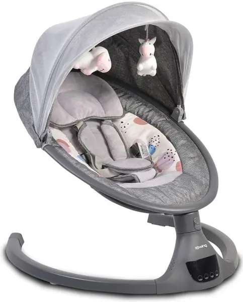 Leagan electric Cangaroo - iSwing, gri inchis