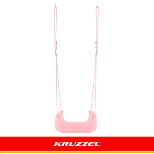 Leagan pentru copii si bebelusi, design evolutiv 3-in-1, centura de siguranta reglabila, franghii reglabile intre 120 si 150 cm, pinkgreen