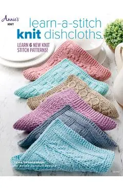 Learn-A-Stitch Knit Dishcloths - Lena Skvagerson