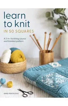 Learn to Knit in 50 Squares - Anna Pantelous