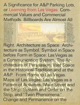 Learning from Las Vegas, Hardcover/Robert Venturi