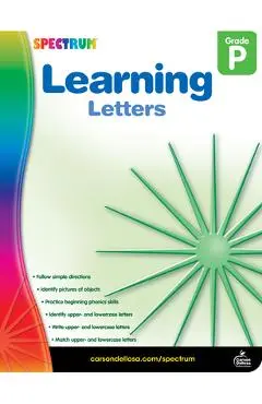 Learning Letters, Grade Pk - Spectrum