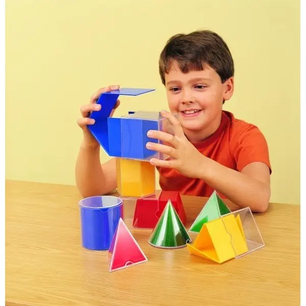 Learning Resources Forme geometrice pliante - 16 piese
