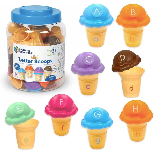 Learning Resources Invata Alfabetul - Inghetate colorate