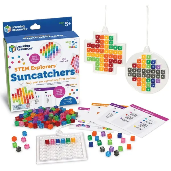 Learning Resources Joc de logica STEM - Decoratiuni pentru geam