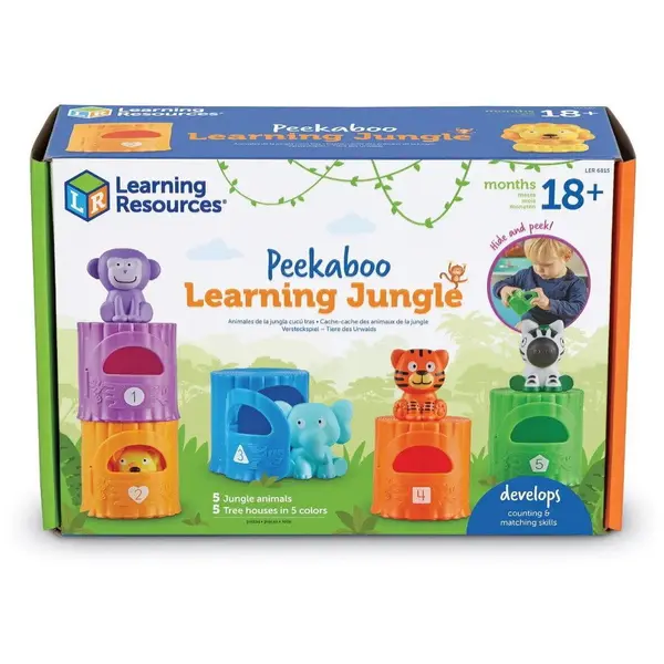 Learning Resources Joc de sortat si numarat - Prietenii din jungla