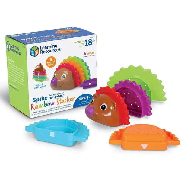 Learning Resources Piramida curcubeu - Ariciul Spike