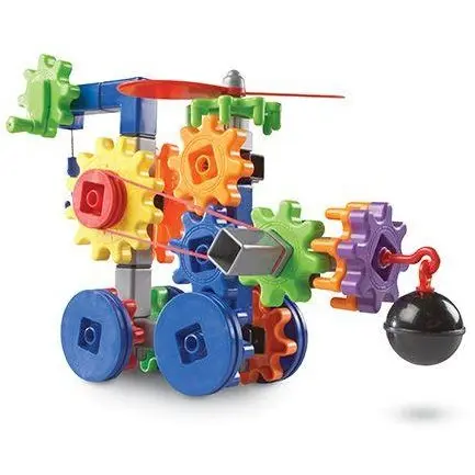 Learning Resources Set de constructie Gears! - Utilaje in miscare