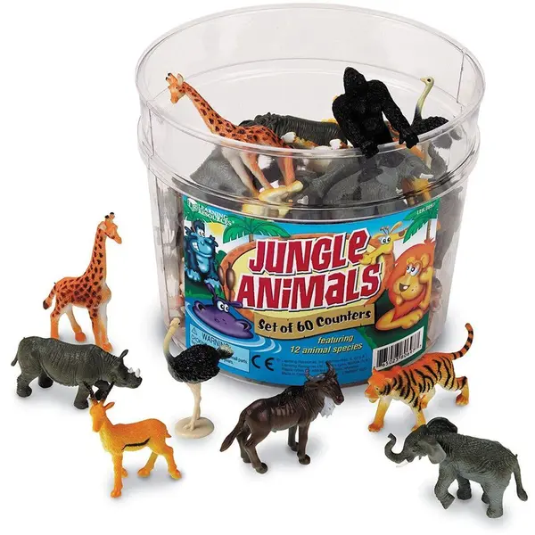 Learning Resources Set pentru sortat - Animalute din jungla