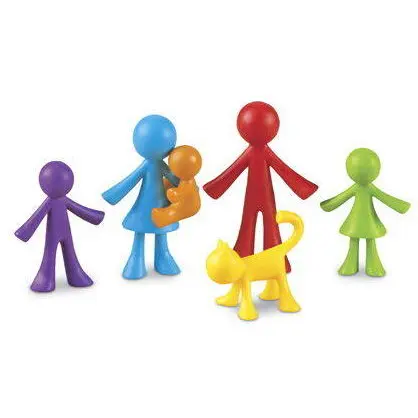 Learning Resources Set pentru sortat si numarat - Familia mea (72 piese)