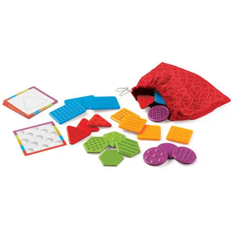 Learning Resources Set tactil - Texturi si forme