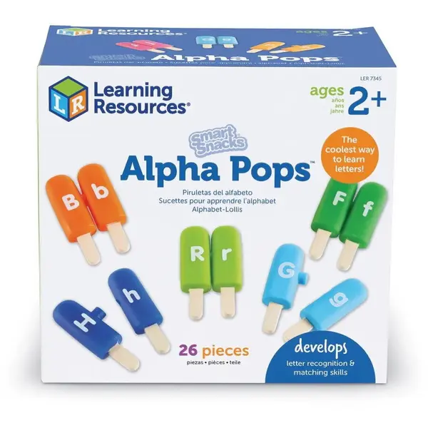Learning Resources Smart Snacks Alpha Pops - Inghetatele ABC, Multicolor