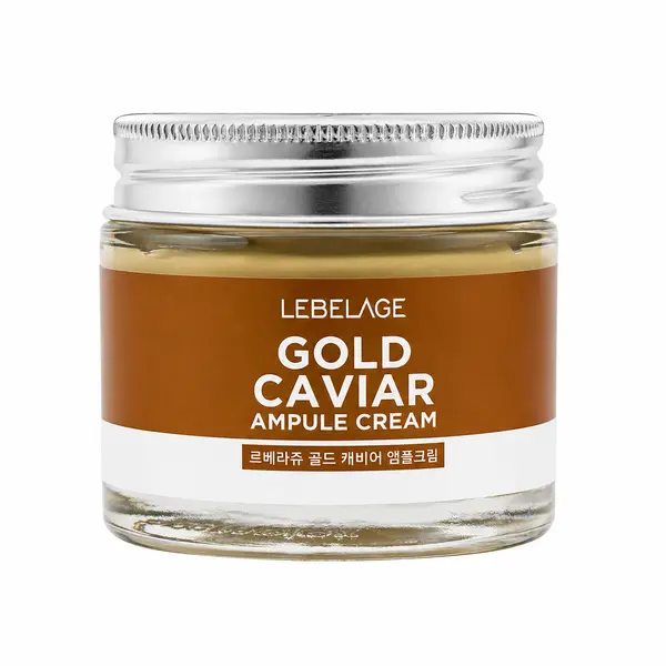 LEBELAGE - Gold Caviar Ampoule Cream, 70ml