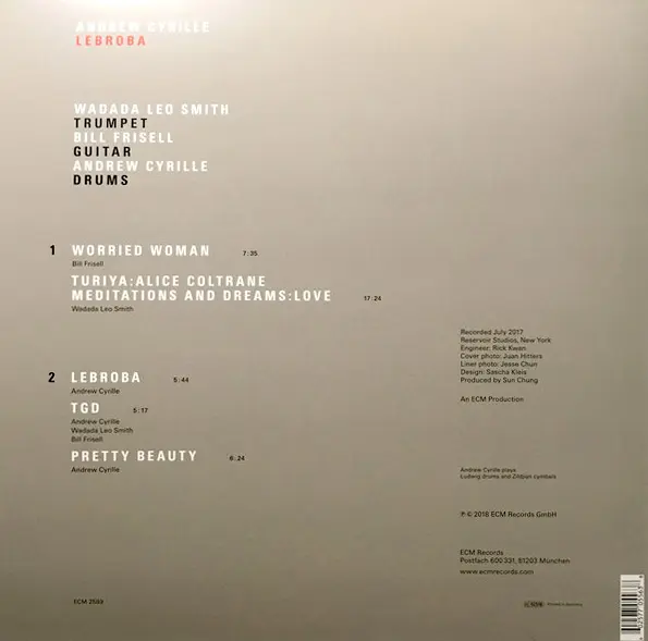 Lebroba - Vinyl | Andrew Cyrille, Wadada Leo Smith, Bill Frisell