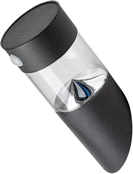 LED aplice solar cu senzor Rabalux - Kapuas 77015, IP44, 1.5W, DC 3.7V, 100lm, 4000k, negru