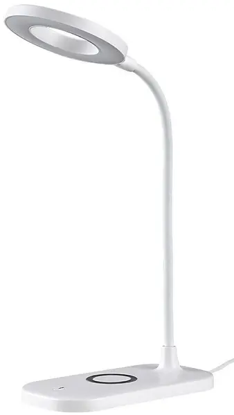 LED lampă cu încărcător wireless Rabalux - Hardin, IP20, 5W, 210-720 lm, alb