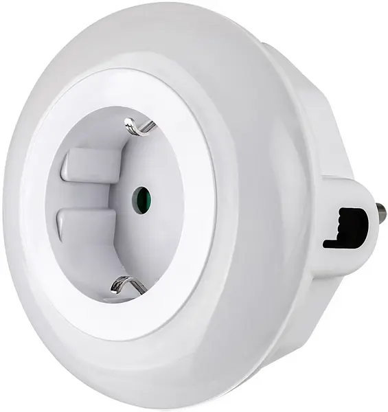 LED lampă de noapte individuală Rabalux - Abel 76011, 0.54W, D8 cm, alb
