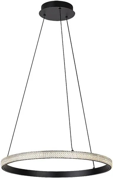 LED Pendel Rabalux - Grete 72258, IP20, 32W, 2150-3650lm, 3000K, negru mat