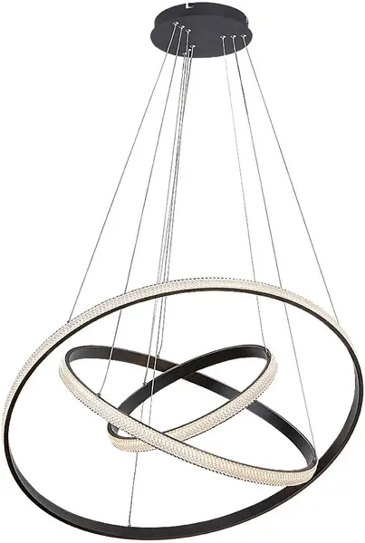 LED Pendel Rabalux - Grete 72260, IP20, 100W, 4450-11900lm, 3000K, negru