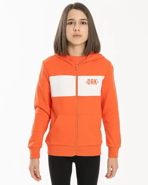 LEDA ZIPPED SWEATER GIRL - L