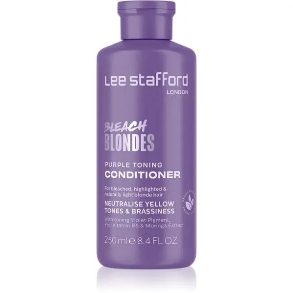 Lee Stafford Bleach Blondes Toning Conditioner balsam nuanțator pentru parul blond cu suvite 250 ml