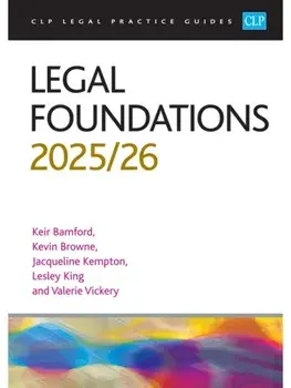 Legal Foundations 2025/26. Legal Practice Course Guides (LPC), Paperback/Bamford