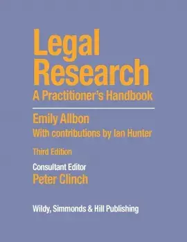 Legal Research: A Practitioner's Handbook, Hardback/Emily Allbon