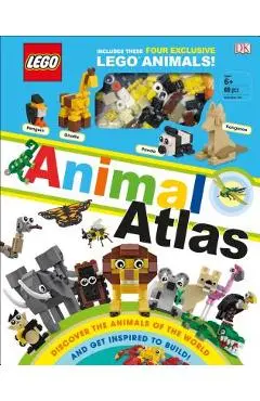 Lego Animal Atlas: Discover the Animals of the World [With Toy] - Rona Skene