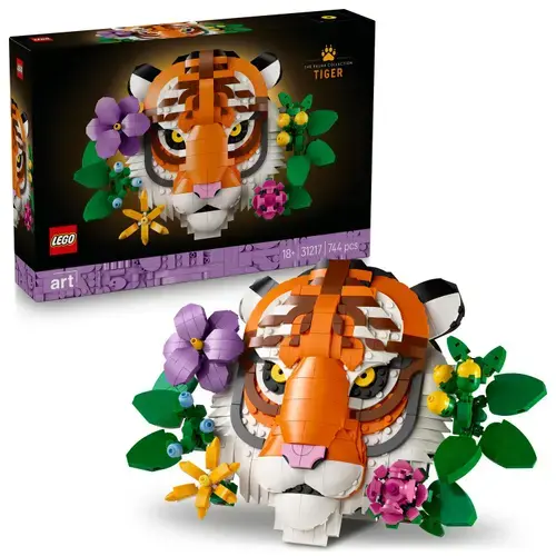LEGO® ART - Colectia de fauna – Tigru 31217, 744 piese