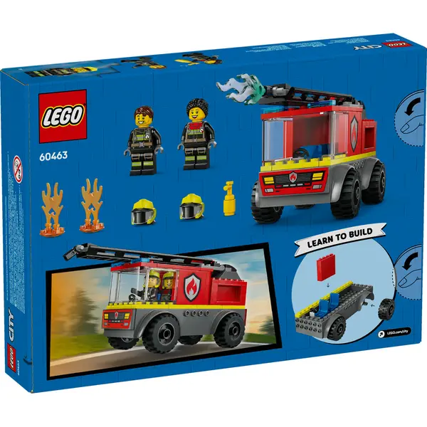 LEGO City - Camion de pompieri cu scara (60463) | LEGO
