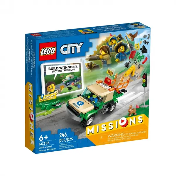 LEGO City Misiuni de Salvare a Animalelor Salbatice 60353