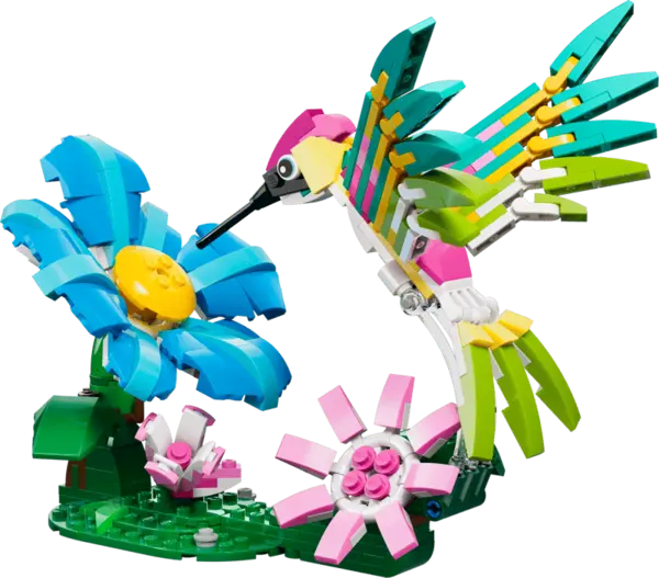 Lego Creator 3 in 1 - Animale salbatice: Colibri colorat (31384) | LEGO