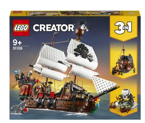 LEGO® Creator 3 in 1 Corabie de pirati 31109
