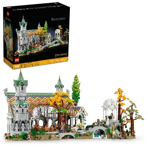 LEGO® Creator Expert - Stapanul Inelelor: Rivendell 10316, 6167 piese