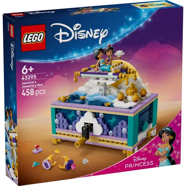 LEGO® Disney Princess - Cutia cu bijuterii a lui Jasmine (43295)